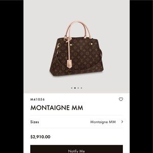 Louis Vuitton MONTAIGNE MM MONOGRAM